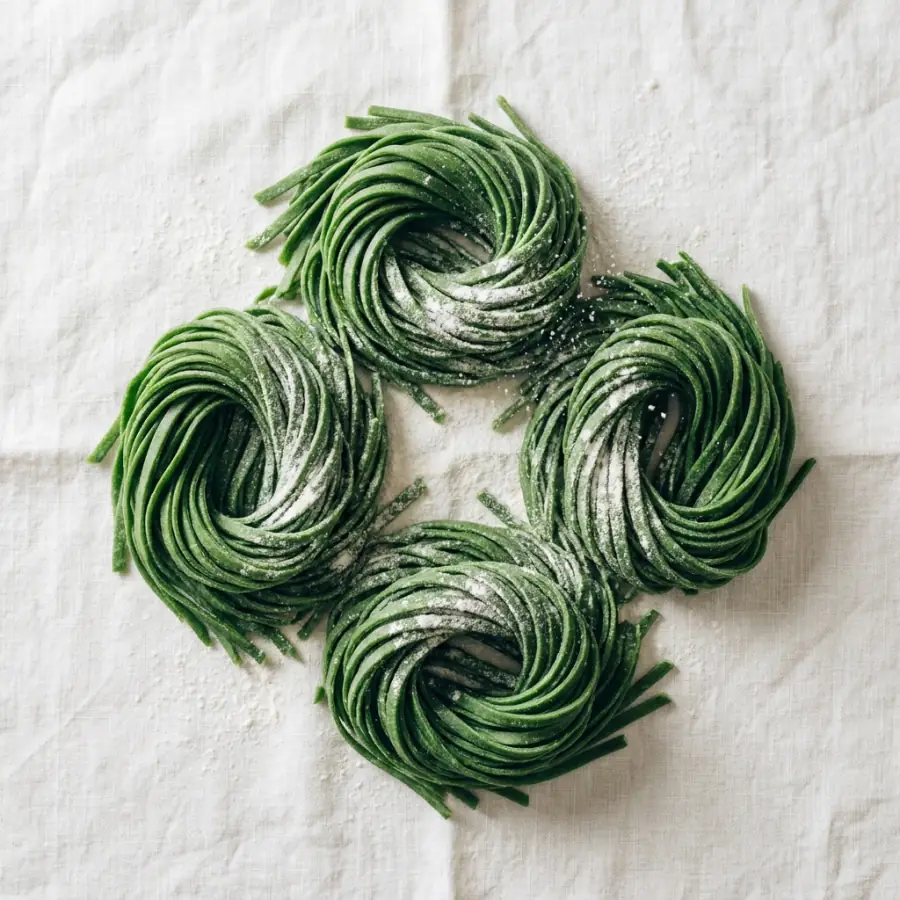 Fresh Spinach Linguine
