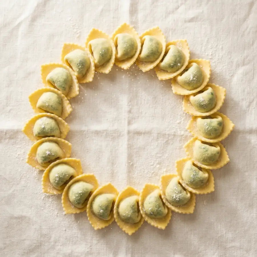 Spinach & Ricotta Tortelli