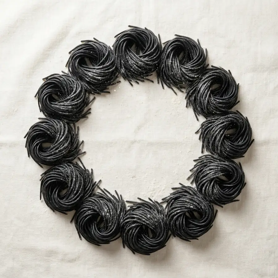 Fresh Squid Ink Spaghetti